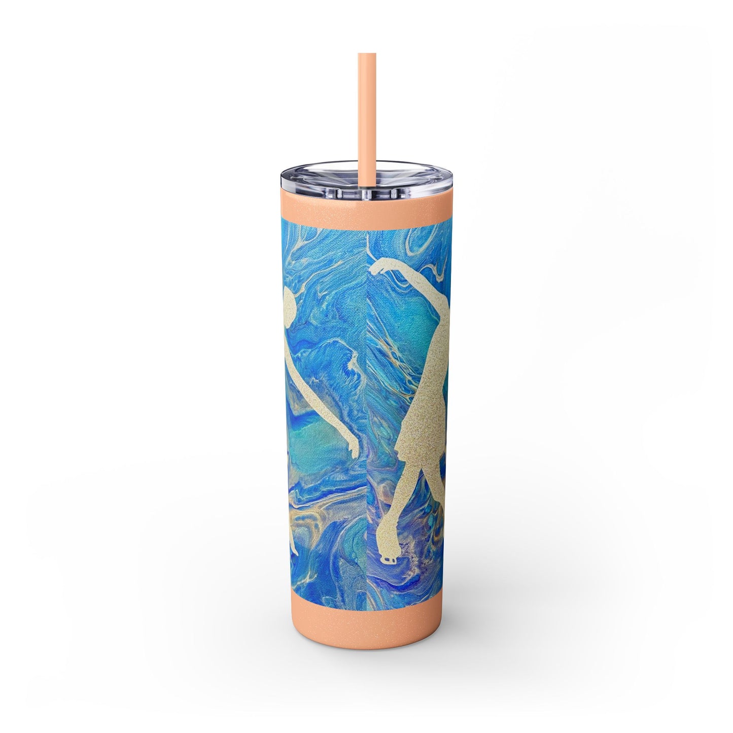 Figure Skating Tumbler, 20oz with straw