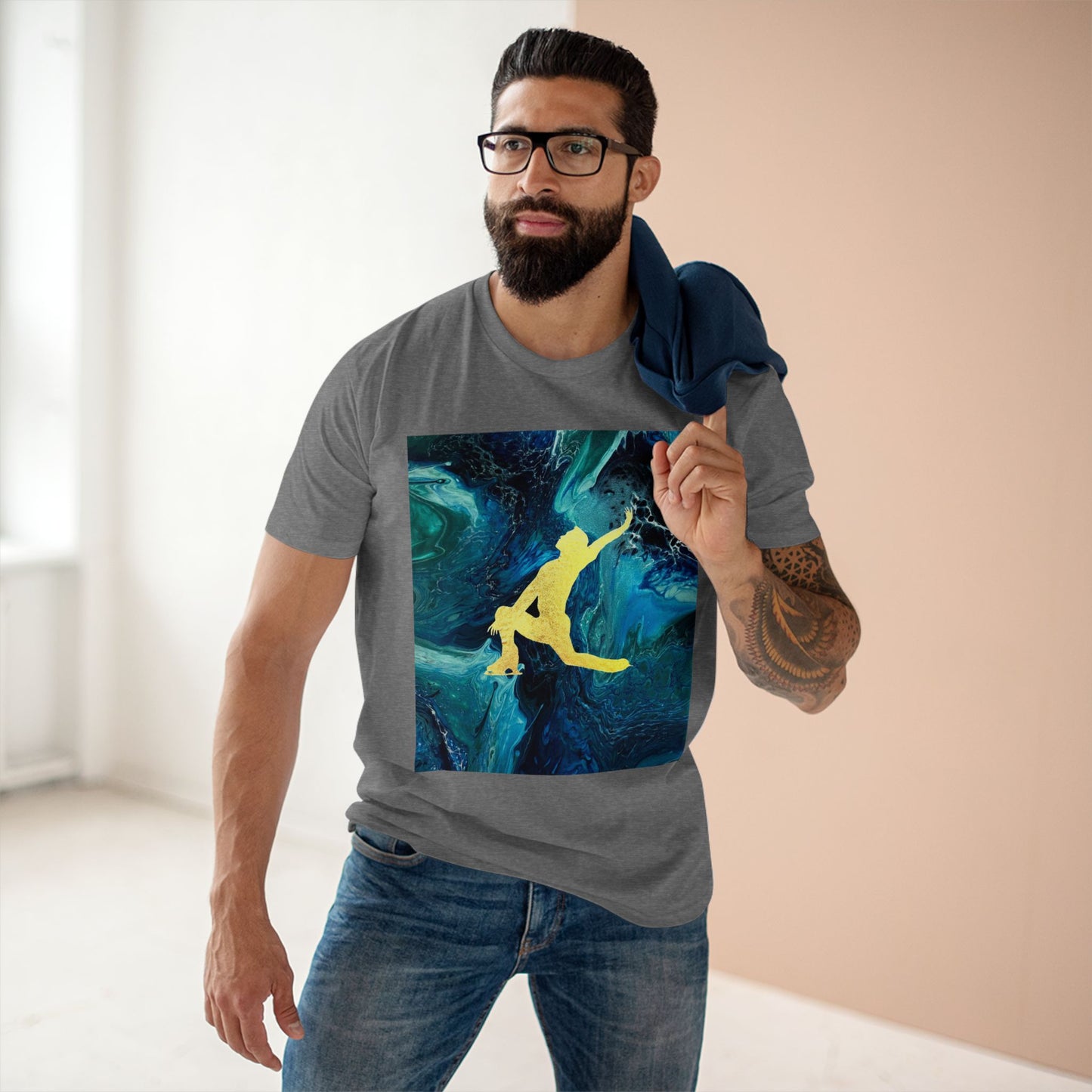 Men's figure skating T-shirt