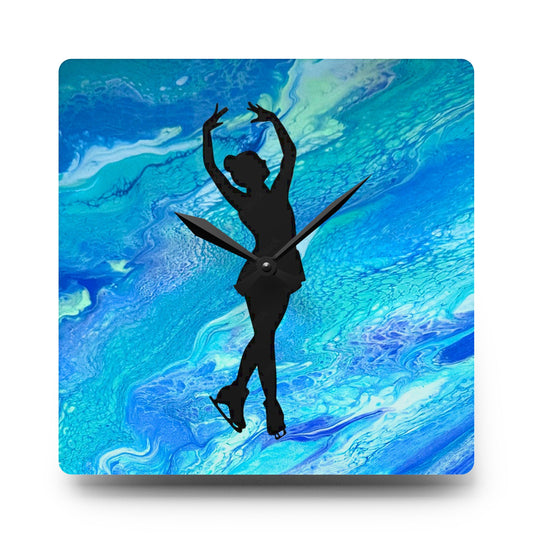 Figure Skating Wall Clock