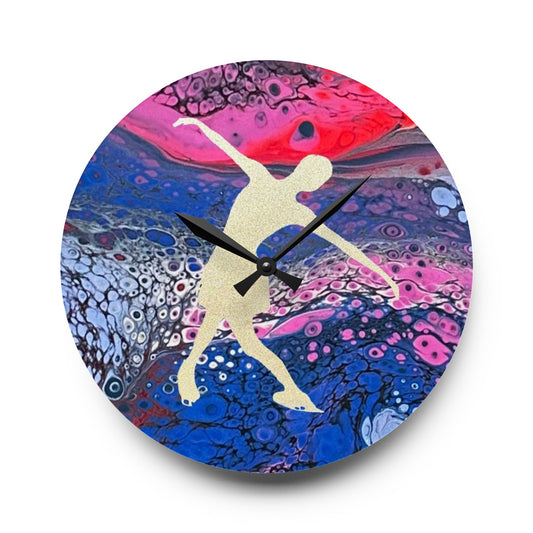 Figure Skating Wall Clock