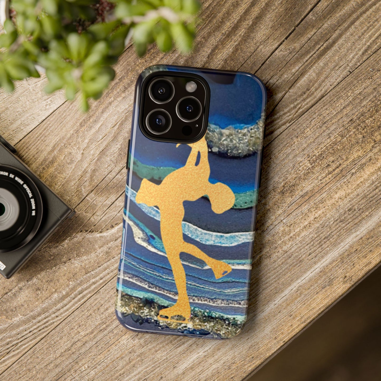 Figure skating phone case