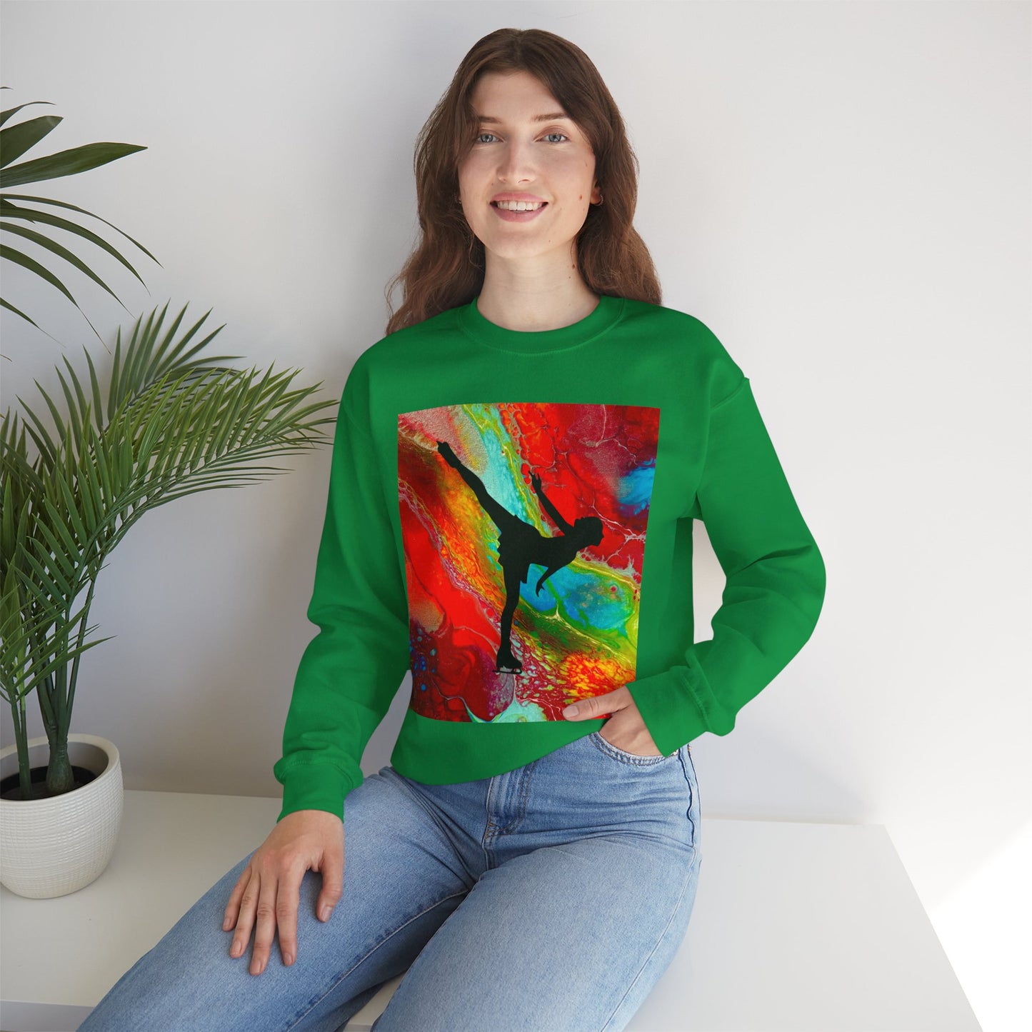 Unisex Figure Skating Crewneck Sweatshirt