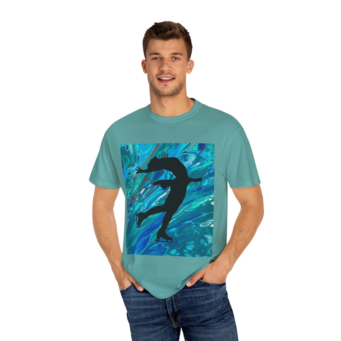 Figure Skating T-Shirt - Unisex Garment-Dyed Tee