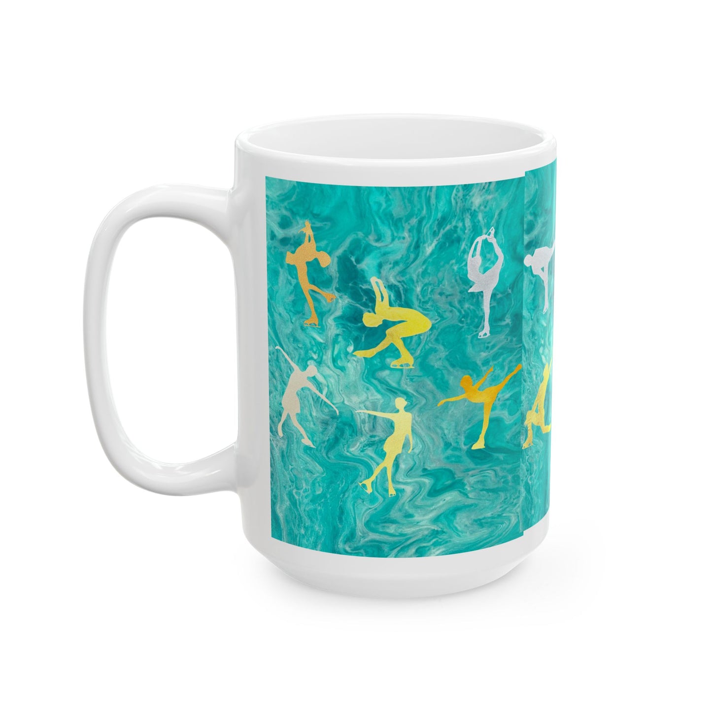 Figure skating Ceramic Mug, (11oz, 15oz)
