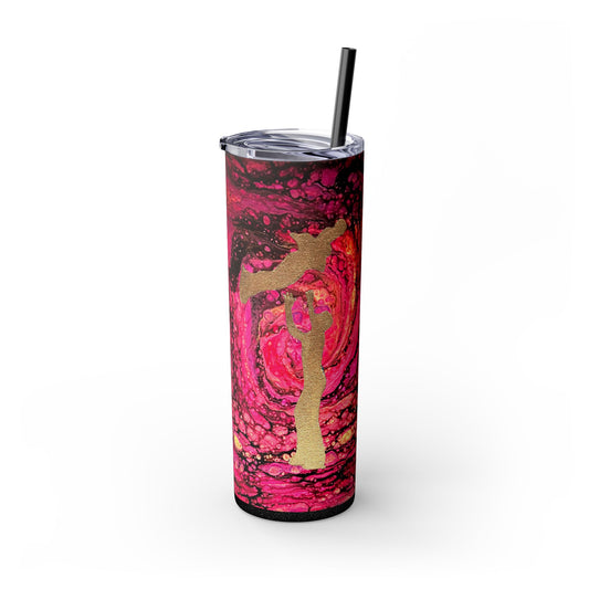 Figure Skating Tumbler, 20oz with straw