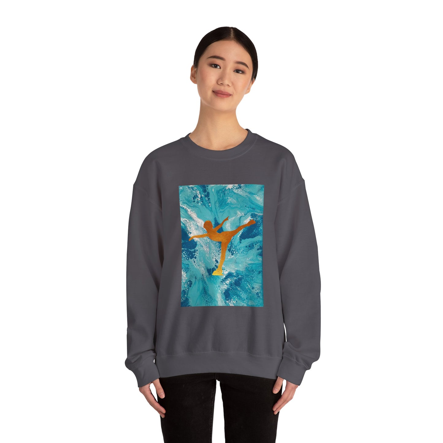 Unisex Figure skating crewneck Sweatshirt