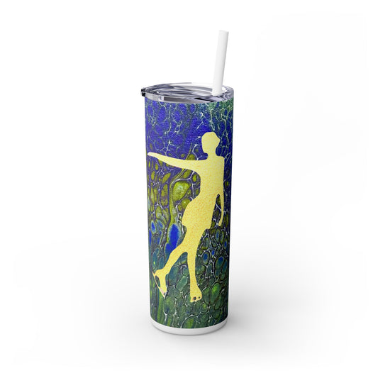 Figure Skating Tumbler, 20oz with straw