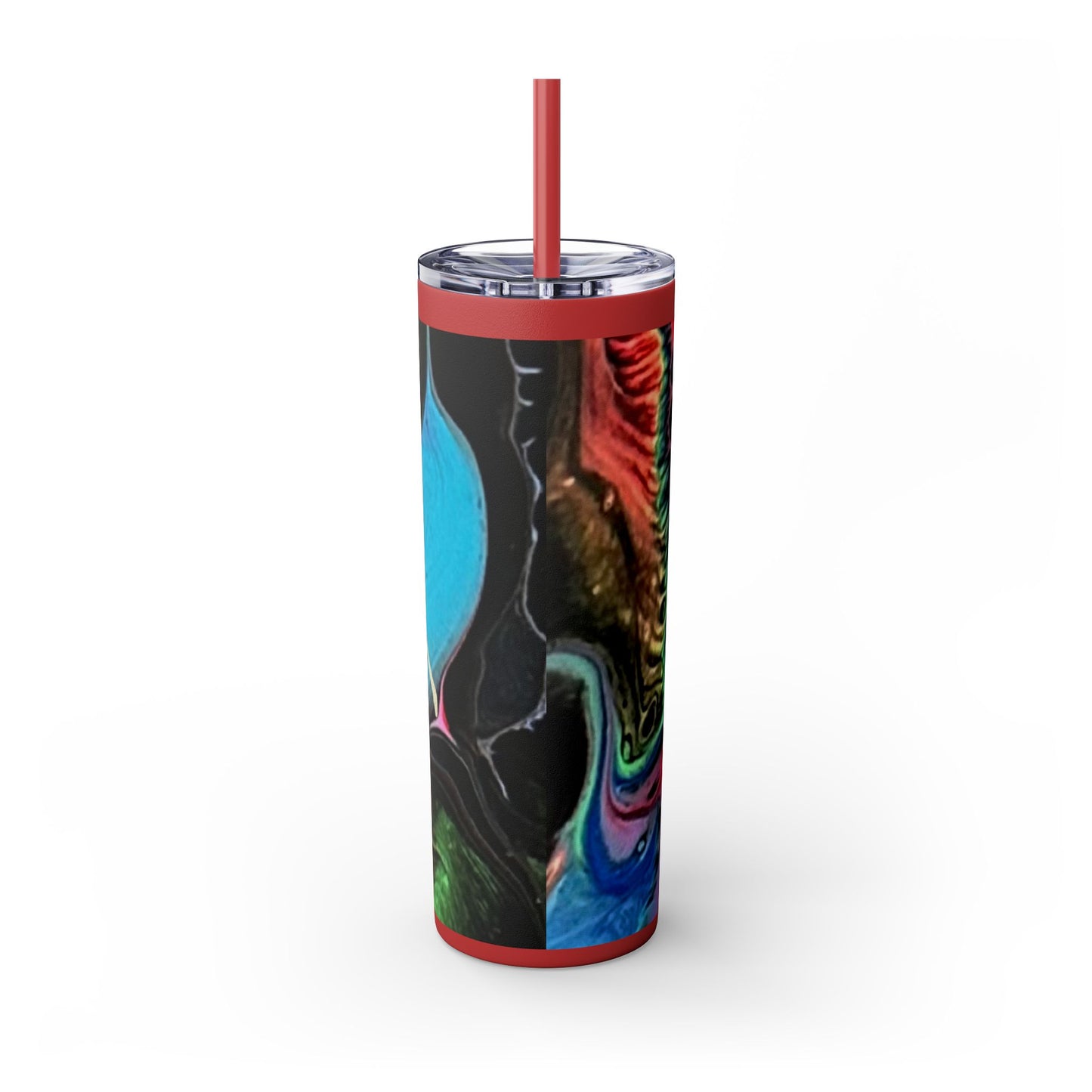 Figure Skating tumbler, 20 oz with straw