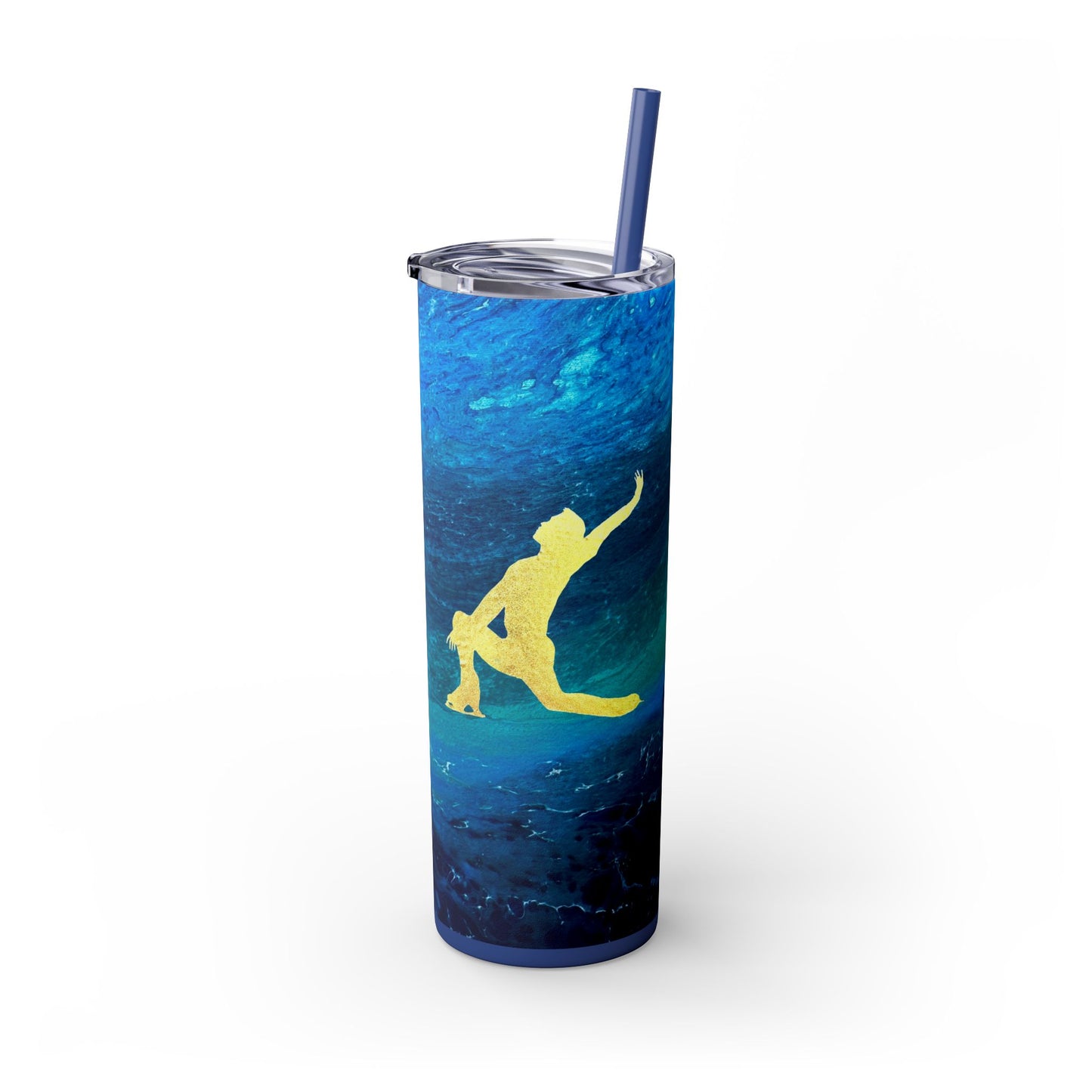 Figure Skating Tumbler, 20oz with straw