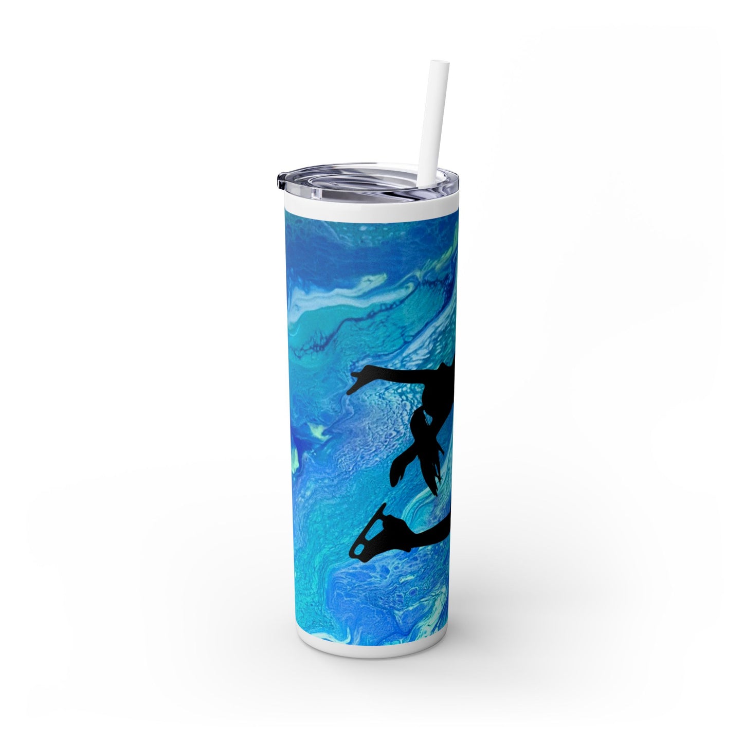 Figure Skating Tumbler, 20oz with straw