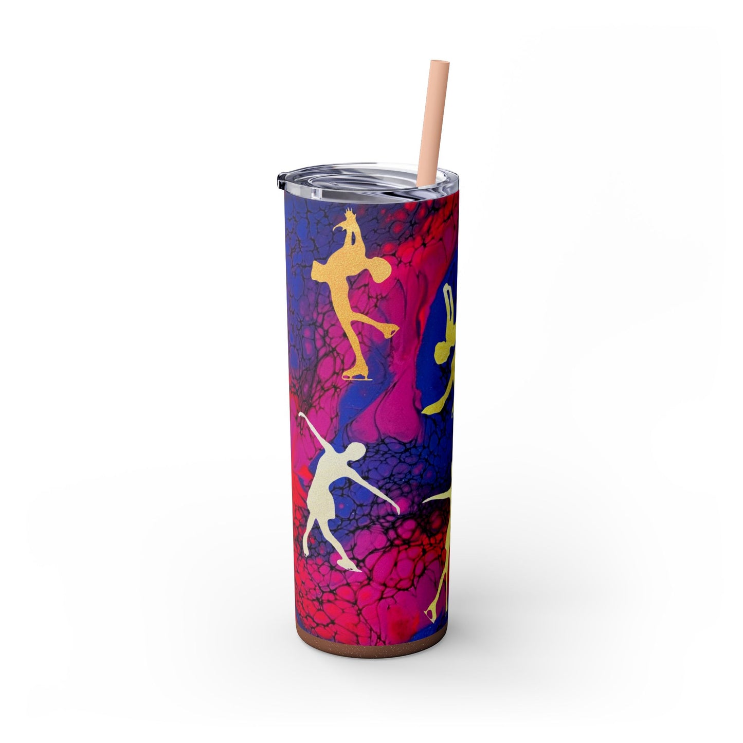 Figure Skating Tumbler, 20oz with straw