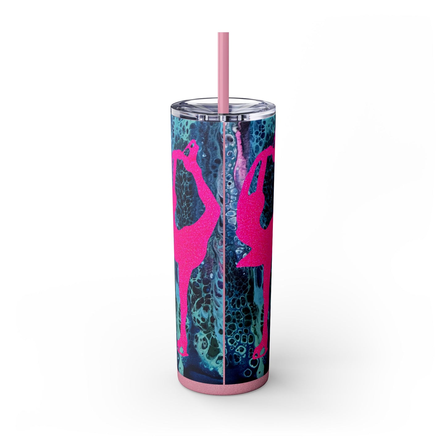 Figure Skating Tumbler, 20oz with straw