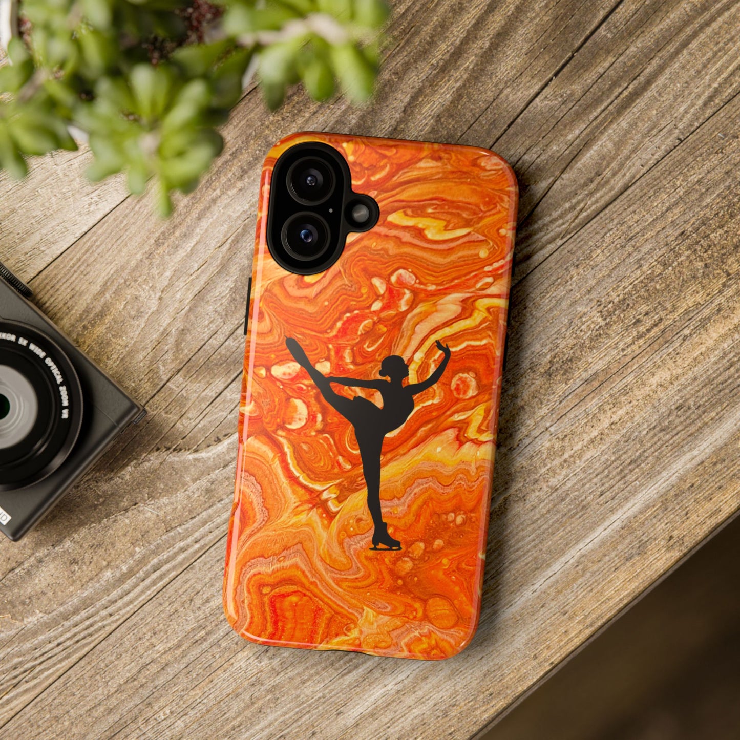 Figure skating phone case