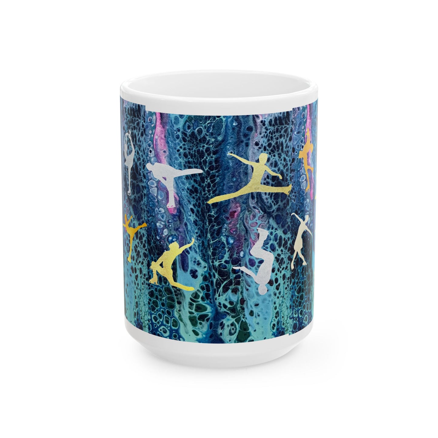 Figure Skating Ceramic Mug, (11oz, 15oz)