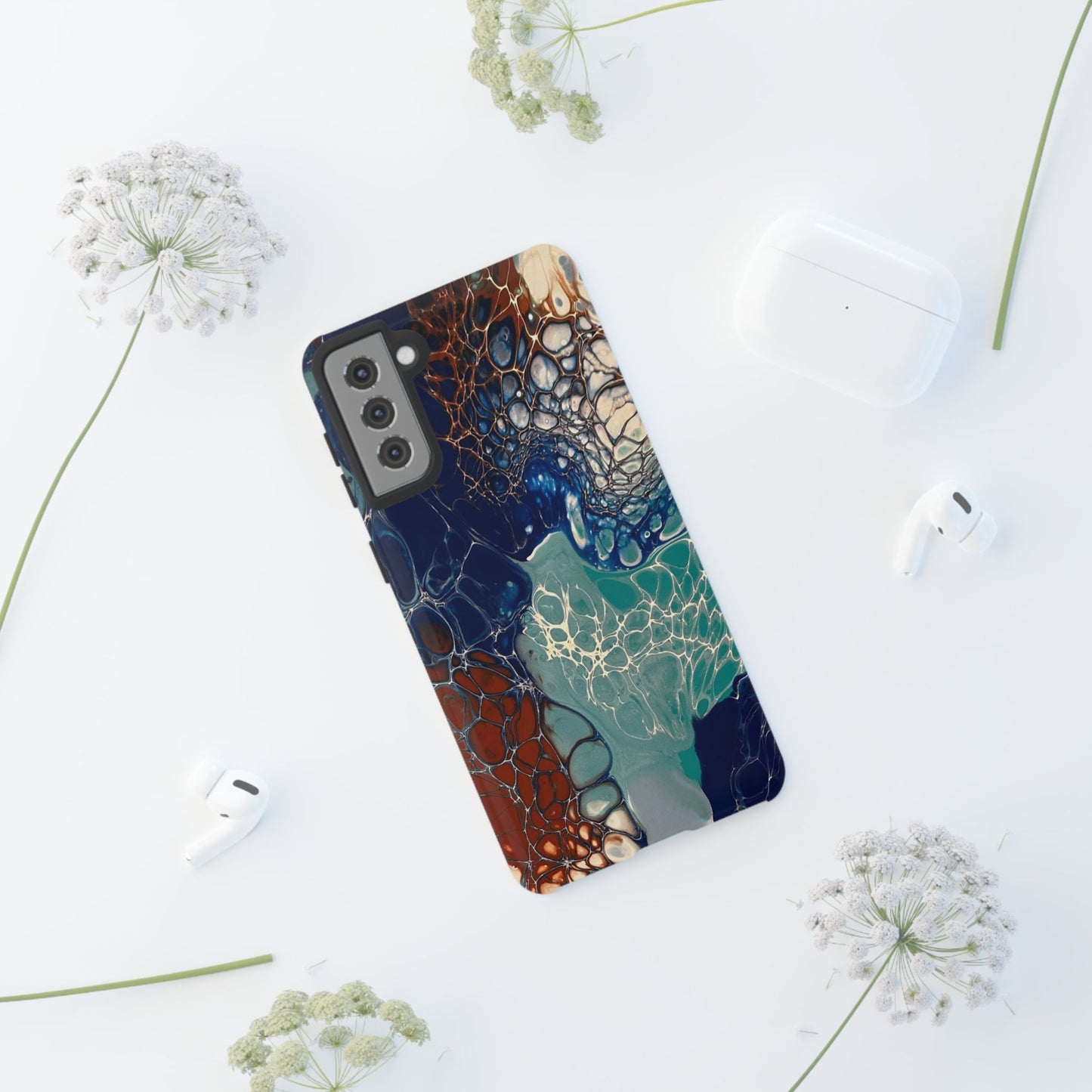 Phone Case for iPhone, Samsung and Google pixel devices -Artwork Design, Tough Protection