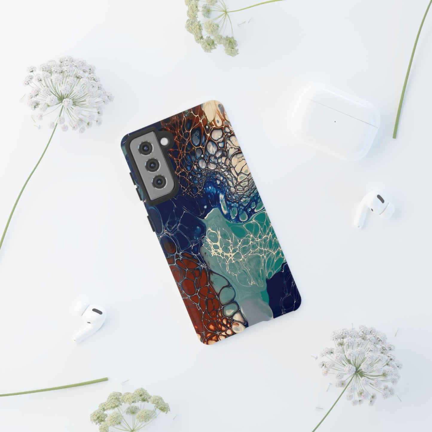 Phone Case for iPhone, Samsung and Google pixel devices -Artwork Design, Tough Protection