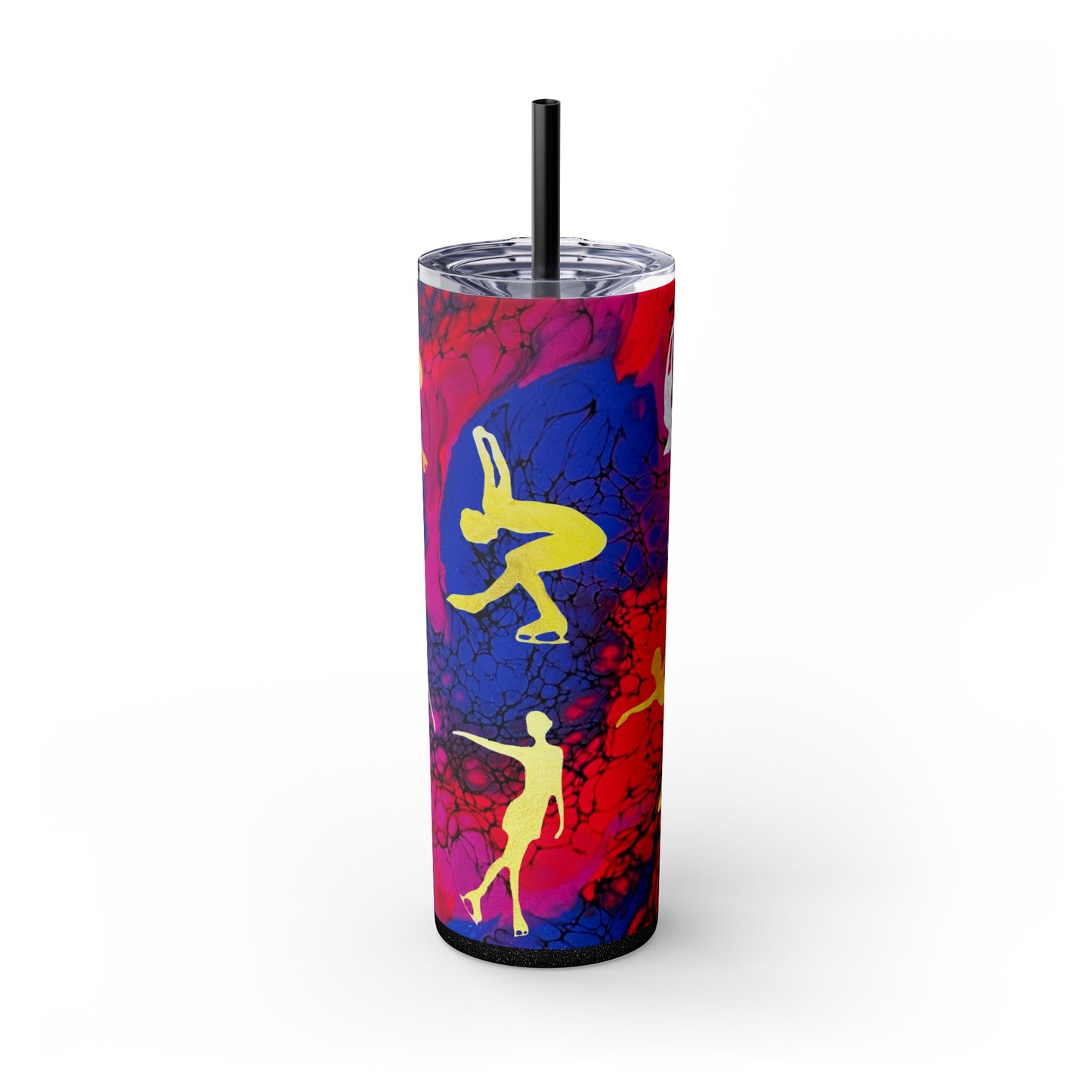 Figure Skating Tumbler, 20oz with straw