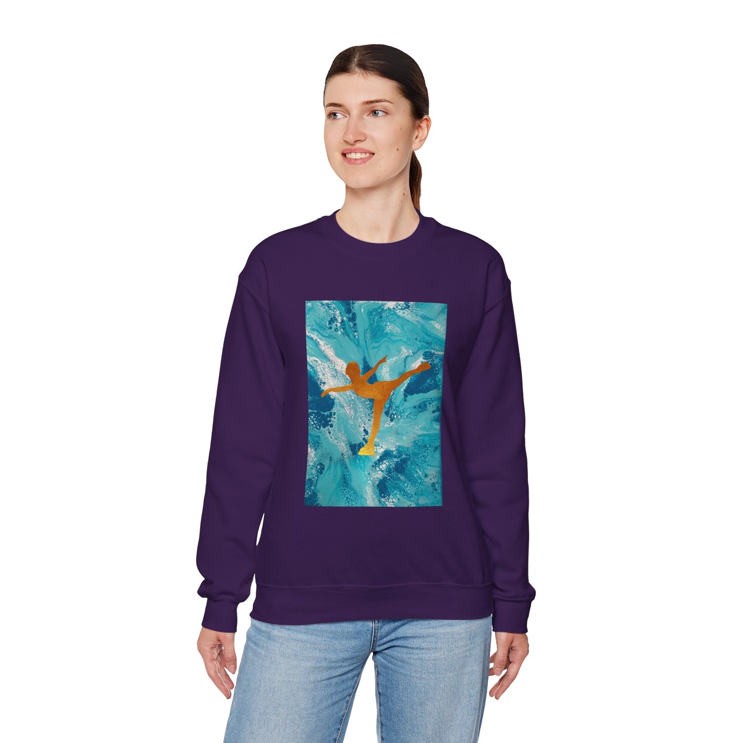 Unisex Figure skating crewneck Sweatshirt