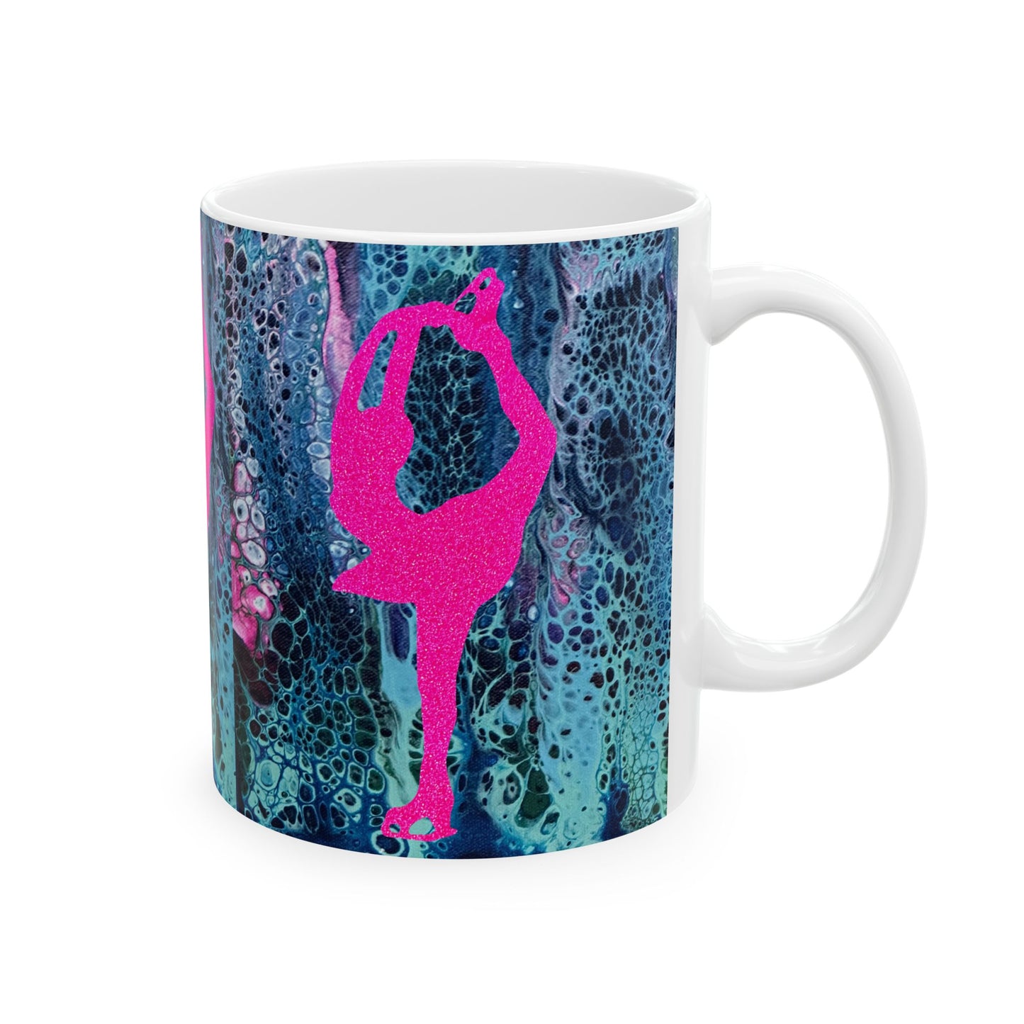 Figure Skating Ceramic Mug, (11oz, 15oz)