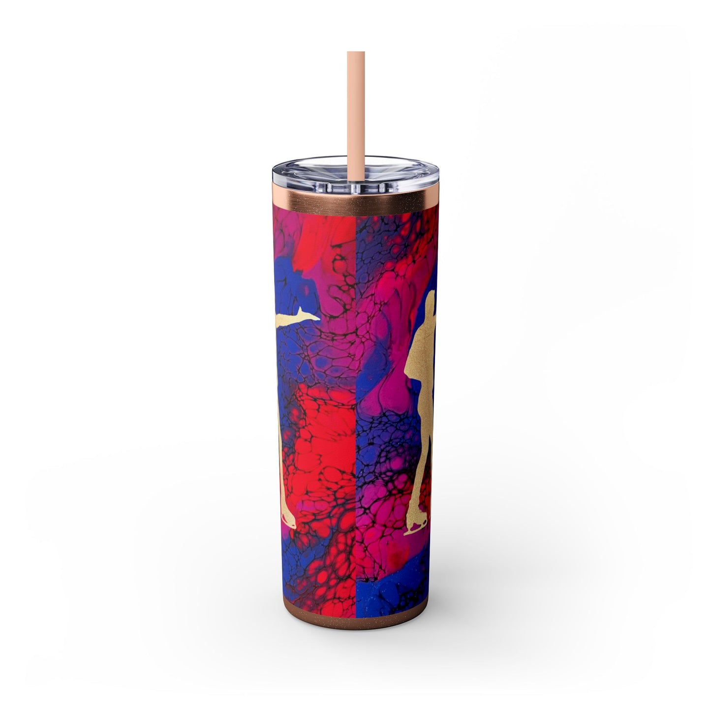 Figure Skating Tumbler, 20oz with straw