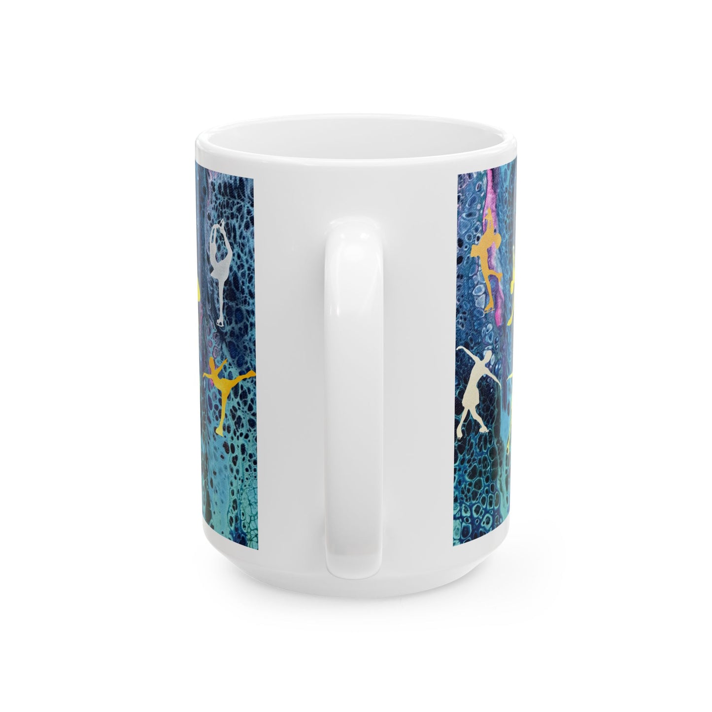 Figure Skating Ceramic Mug, (11oz, 15oz)