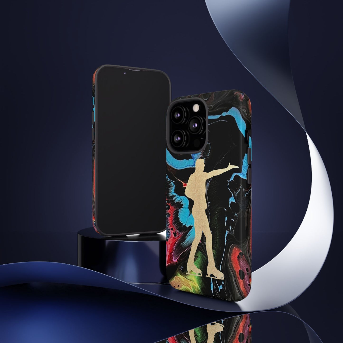 Figure skating phone cases