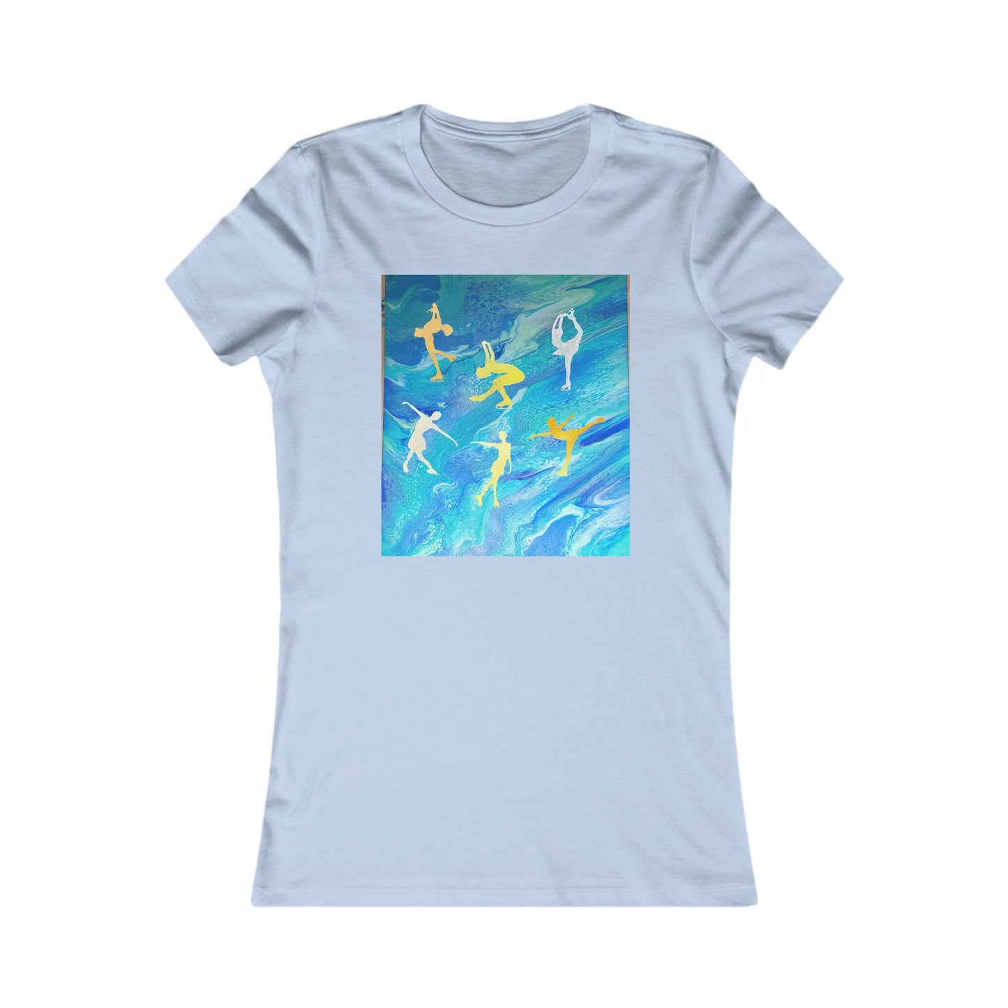 Ladies figure skating T-shirt