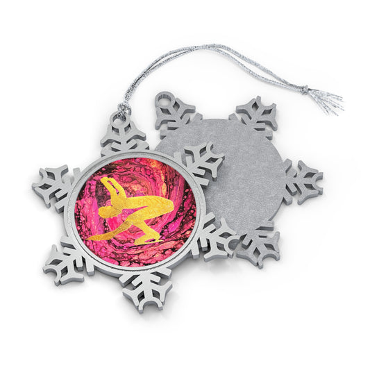 Pewter Snowflake Ornament