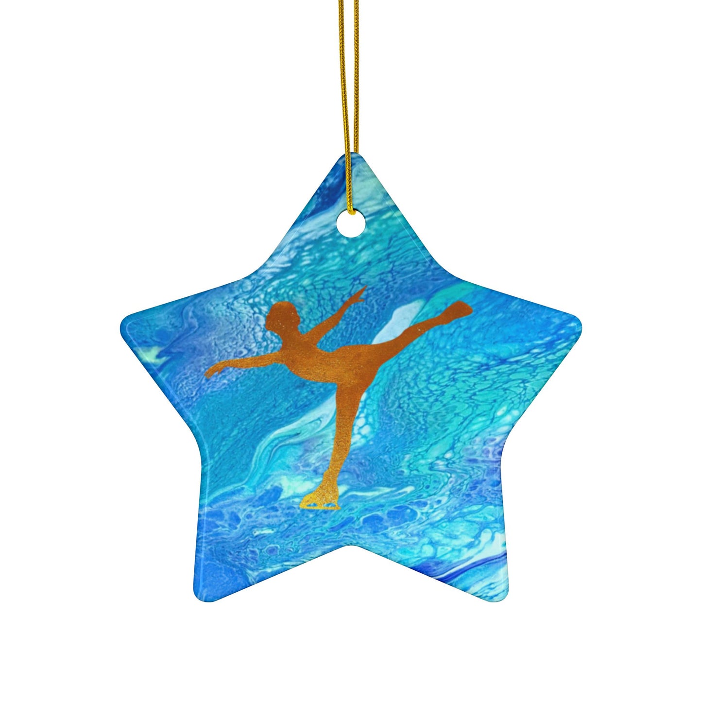 Figure Skating Ceramic Ornaments