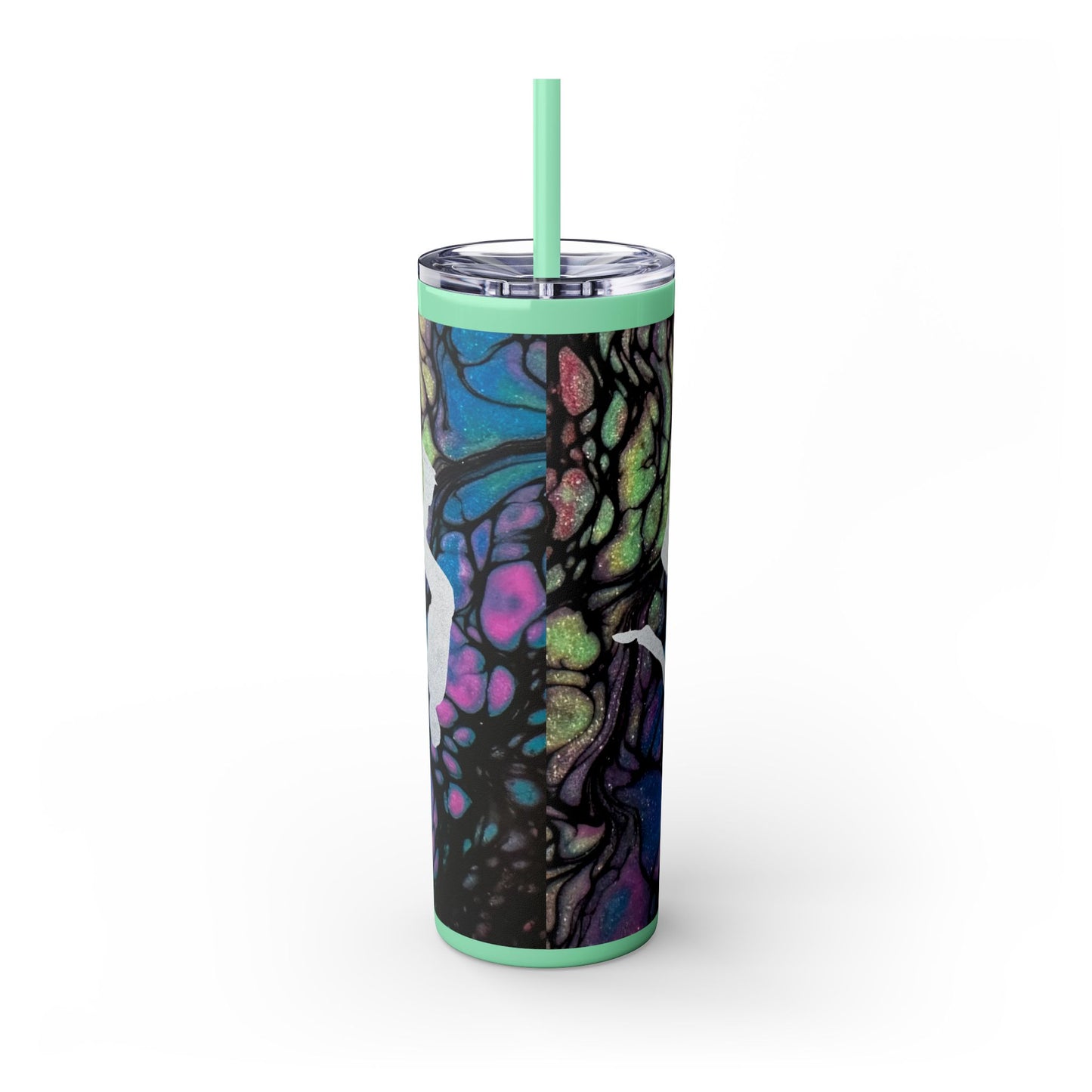 Figure Skating Tumbler,  20oz with straw