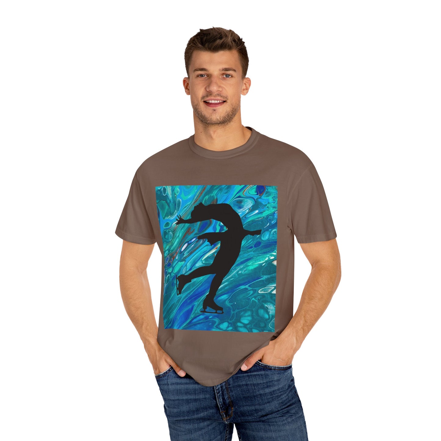 Figure Skating T-Shirt - Unisex Garment-Dyed Tee