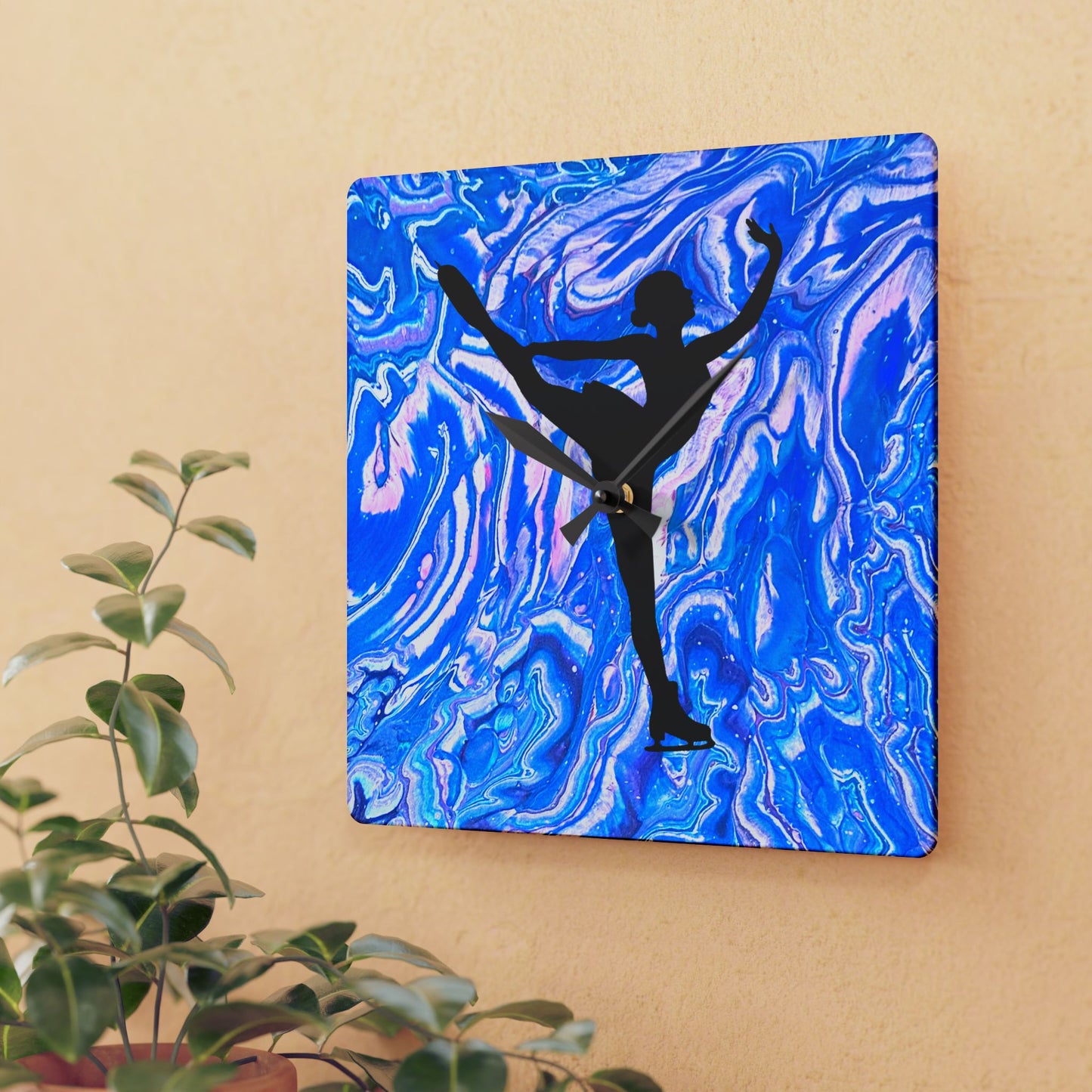 Figure Skating Wall Clock