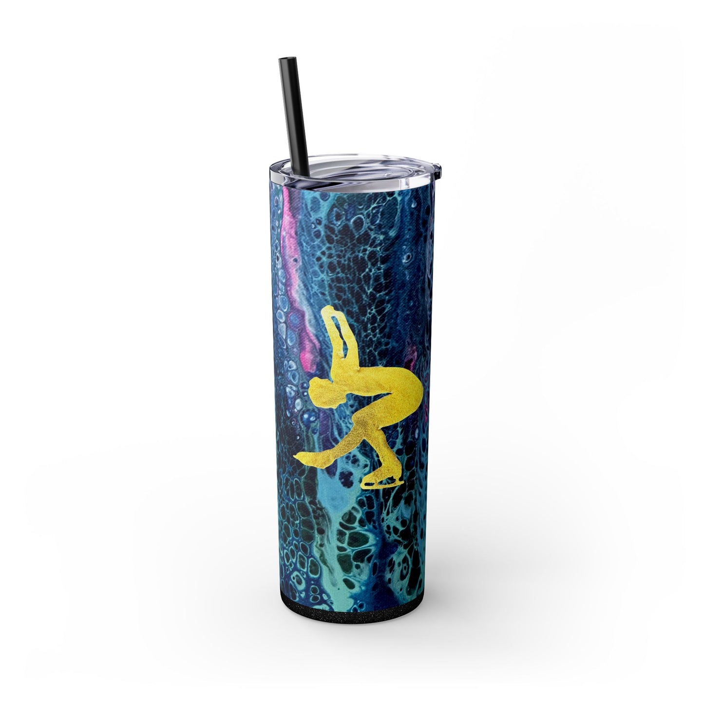 Figure Skating Tumbler, 20oz with straw