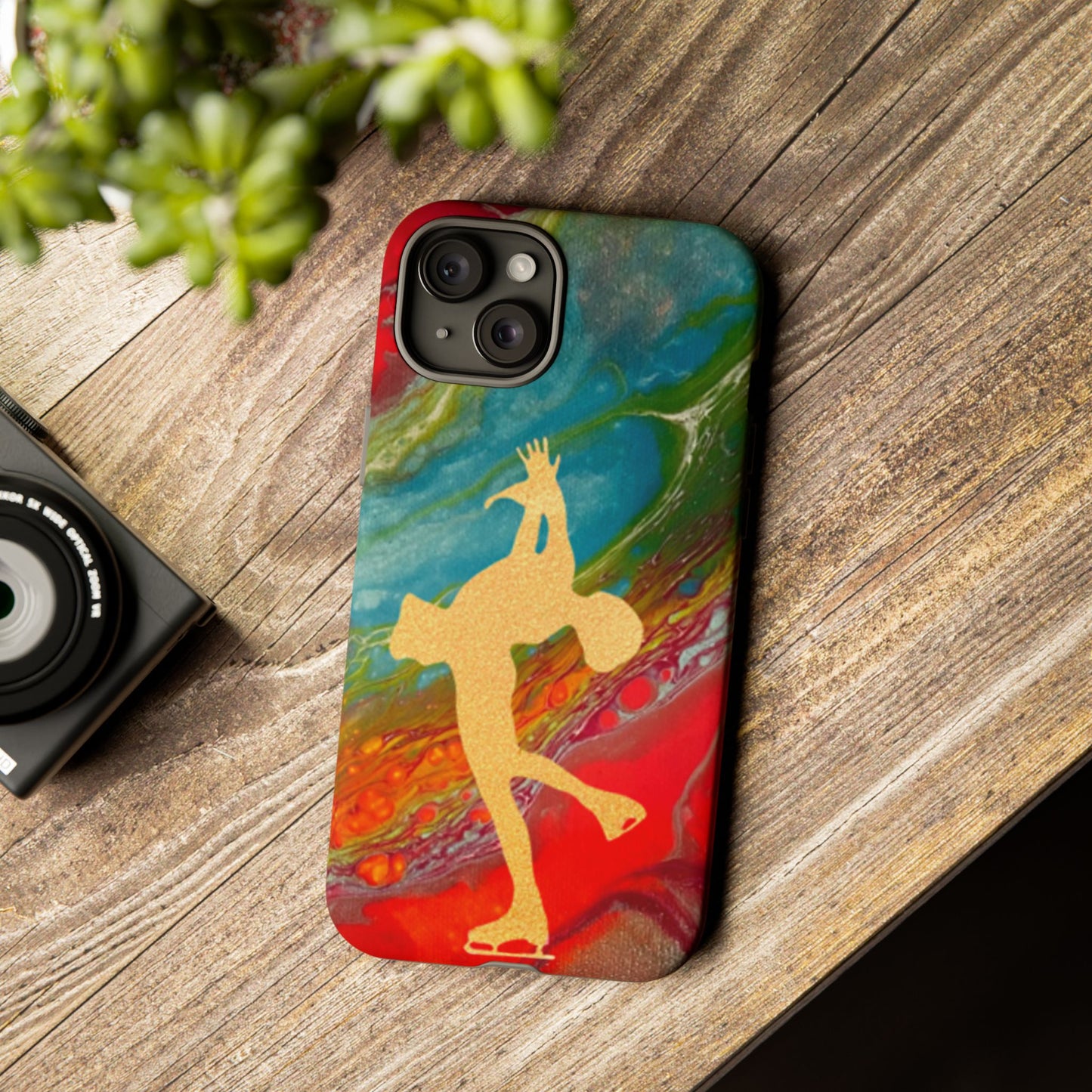 Figure skating phone cases