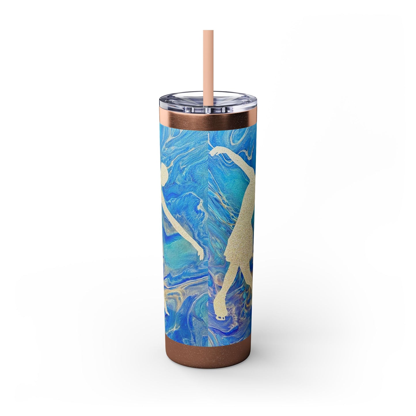 Figure Skating Tumbler, 20oz with straw