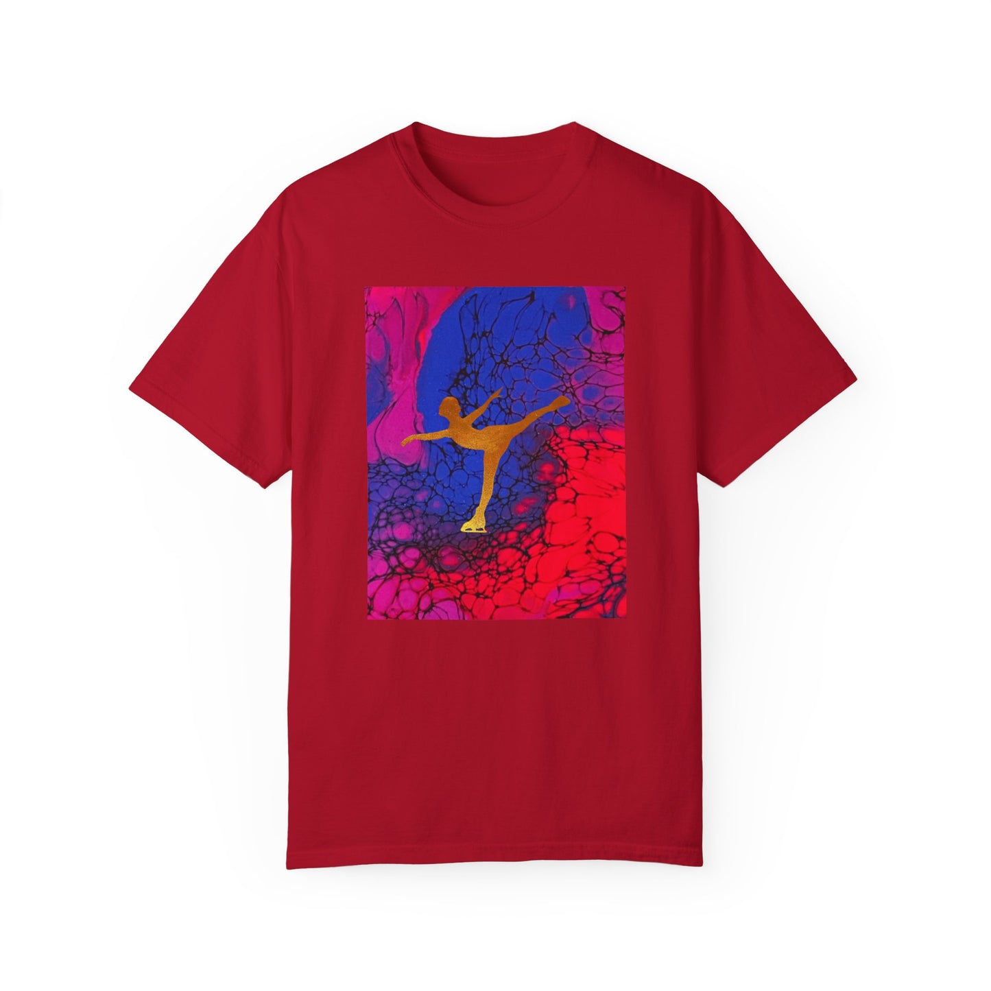 Figure Skating T-shirt—Unisex Garment-Dyed Tee