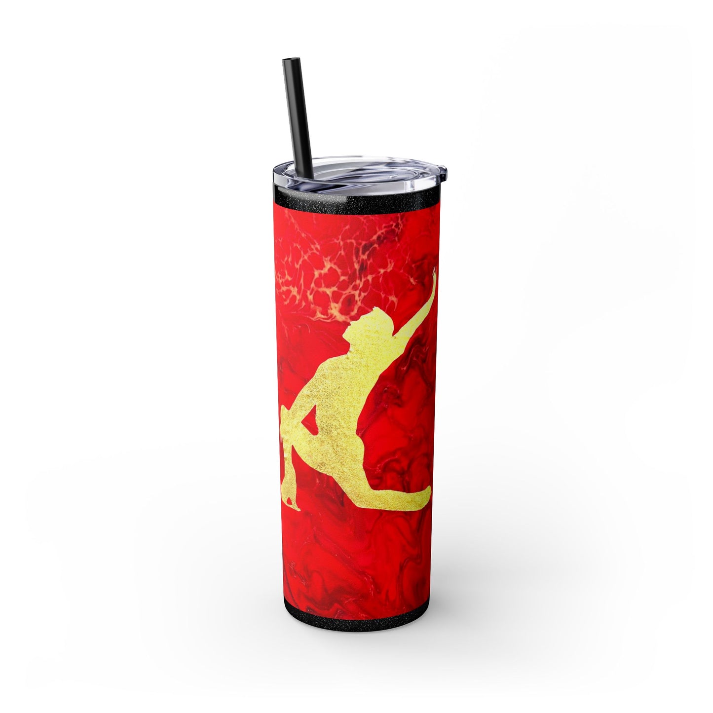 Figure Skating Tumbler, 20oz with straw