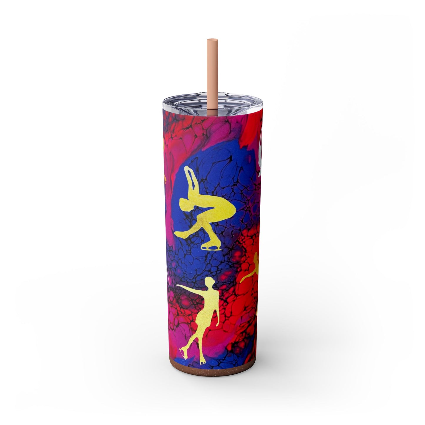 Figure Skating Tumbler, 20oz with straw