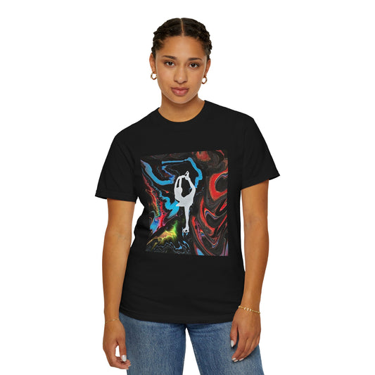 Figure Skating t-shirt,—Unisex Garment-Dyed Tee