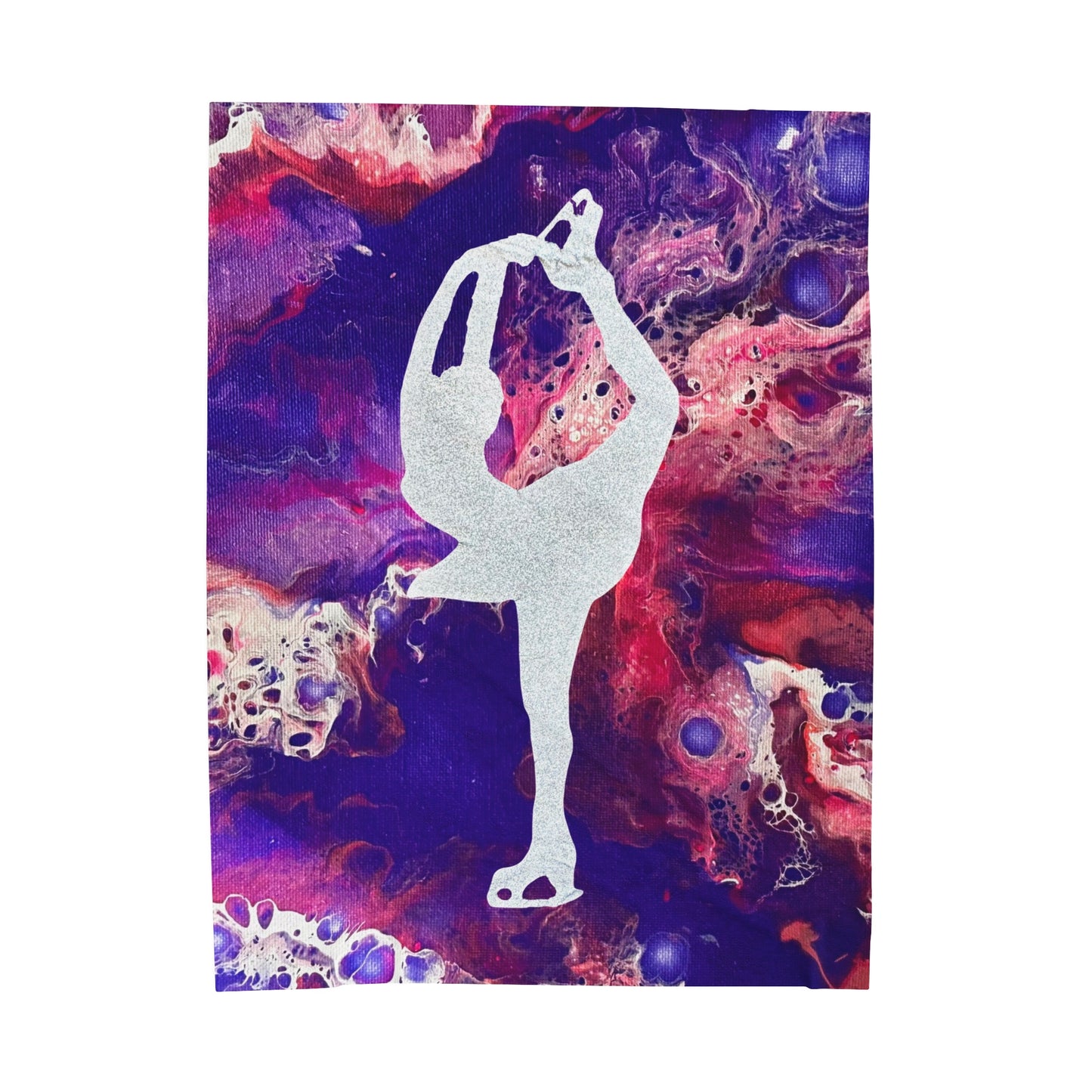 Figure Skating Velveteen Plush Blanket—3 sizes