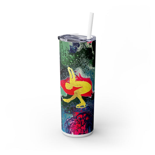 Figure Skating Tumbler, 20oz with straw