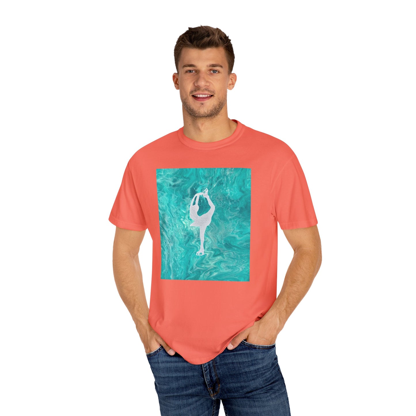 Figure Skating T-shirt—Unisex Garment-Dyed Tee