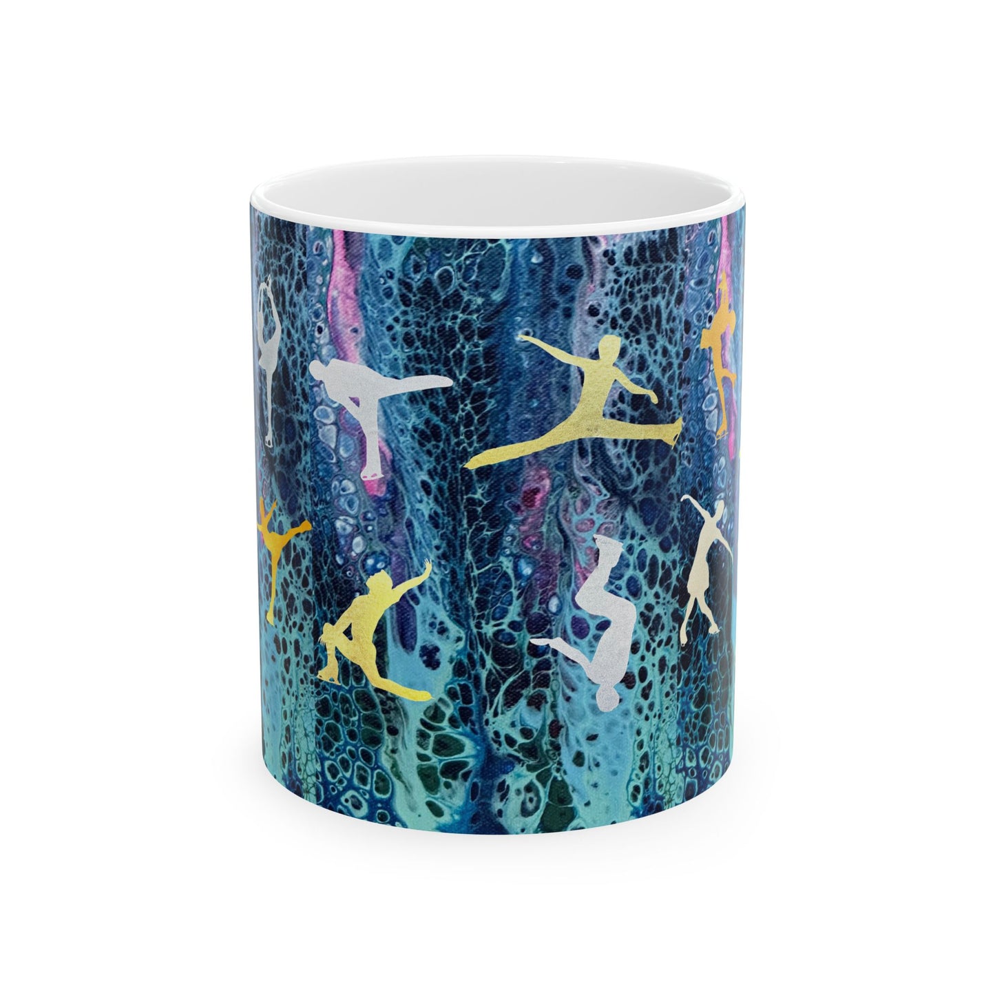 Figure Skating Ceramic Mug, (11oz, 15oz)