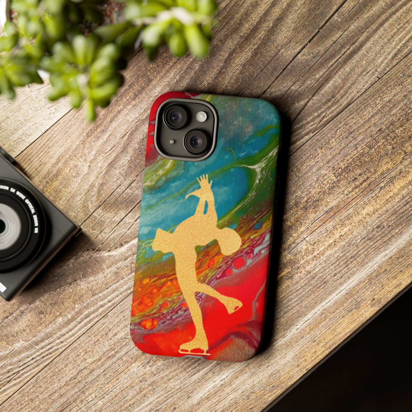 Figure skating phone cases