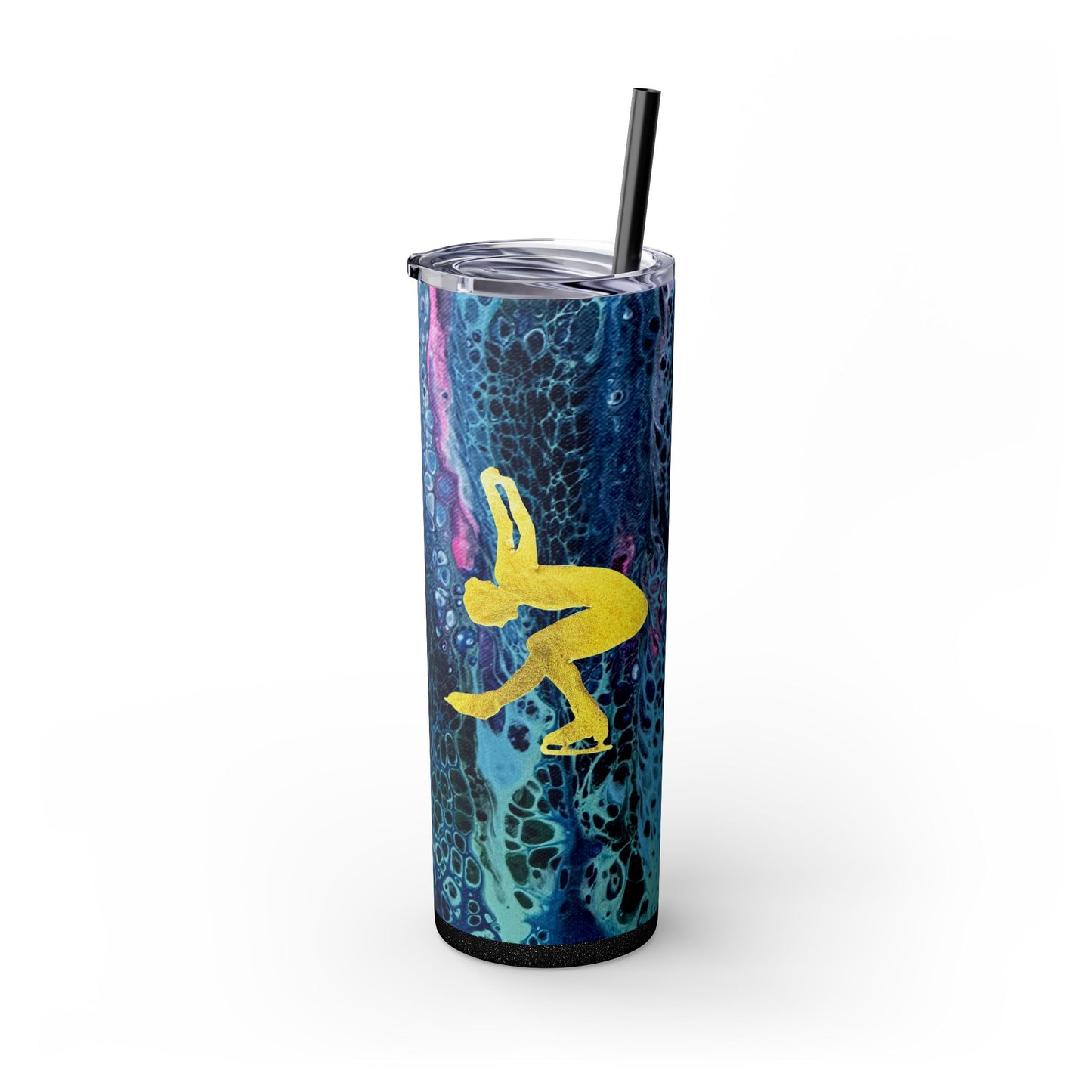 Figure Skating Tumbler, 20oz with straw