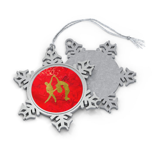 Pewter Snowflake Ornament