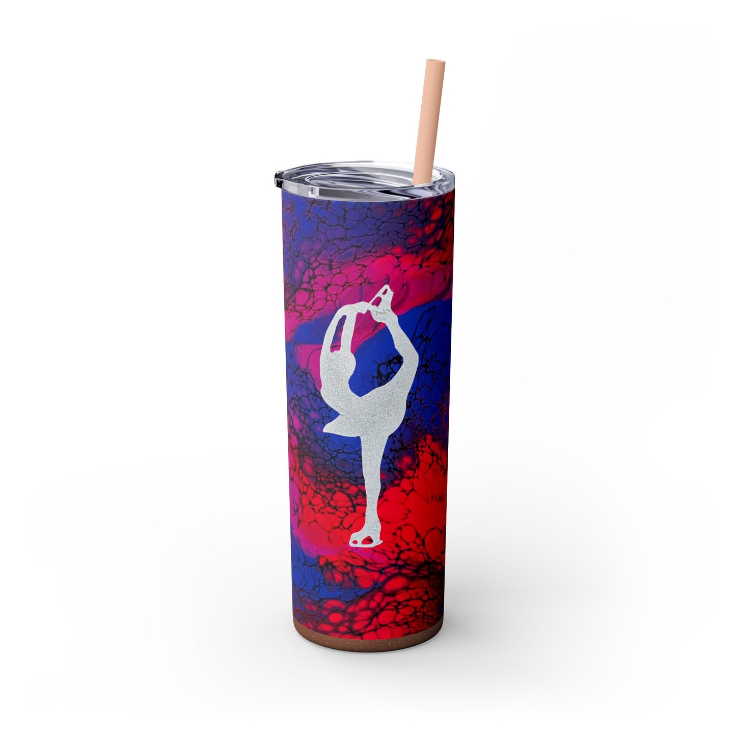 Figure Skating Tumbler, 20oz with straw