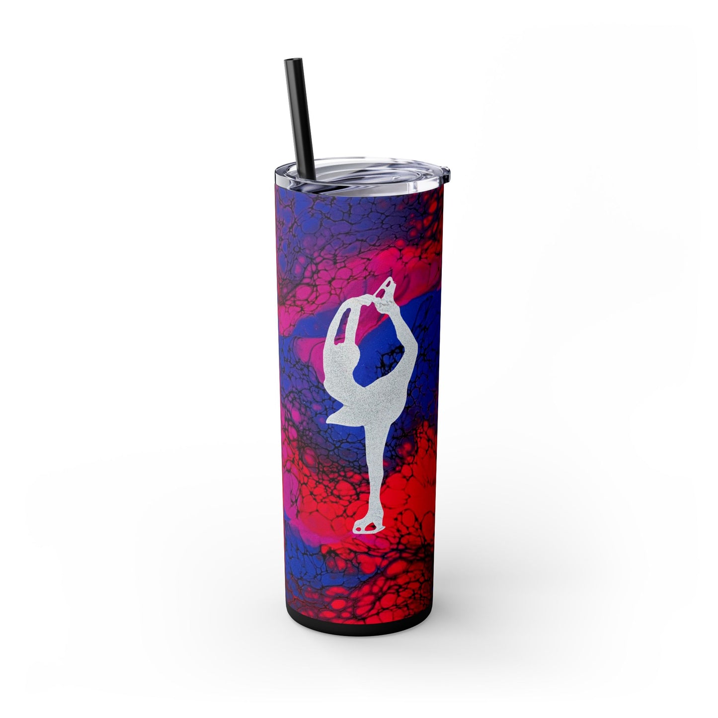 Figure Skating Tumbler, 20oz with straw