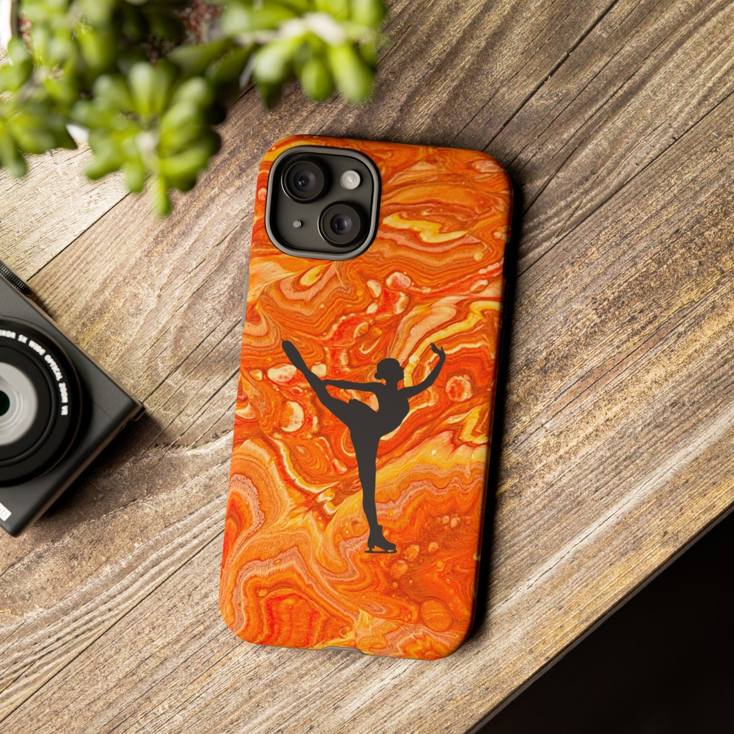 Figure skating phone case