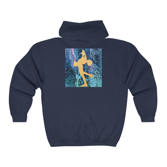 Figure skating Hoodie zip up sweatshirt